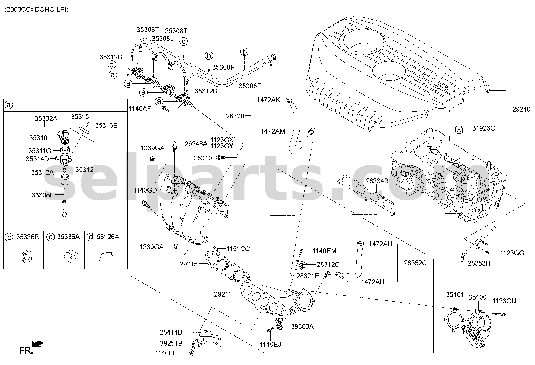 Genuine LINE ASSY-FUEL INJECTOR(SHORT) for Hyundai Sonata #353352E711
