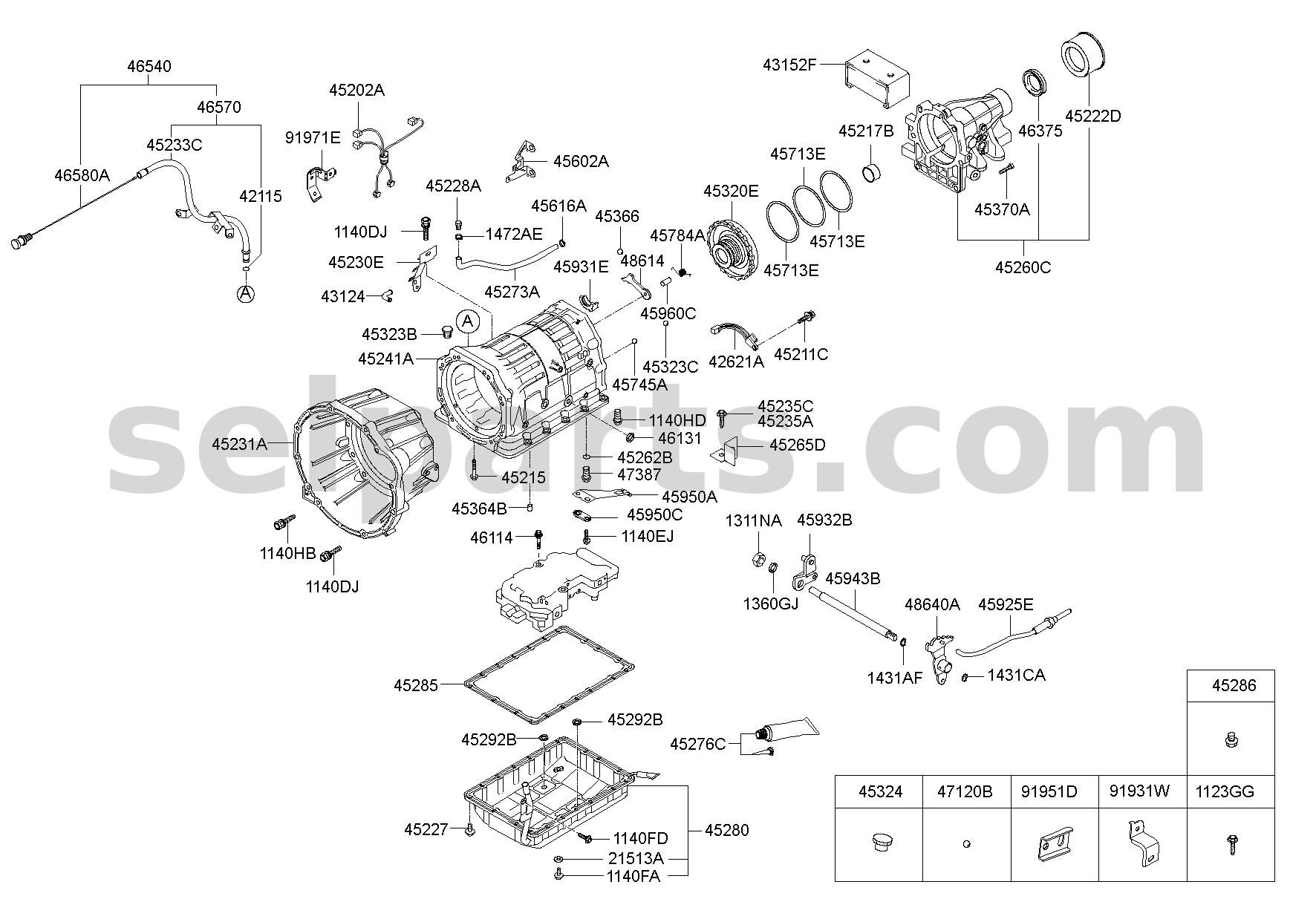 Genuine SENSOR ASSY-OUTPUT SPEED for Hyundai Grand Starex #452074C000