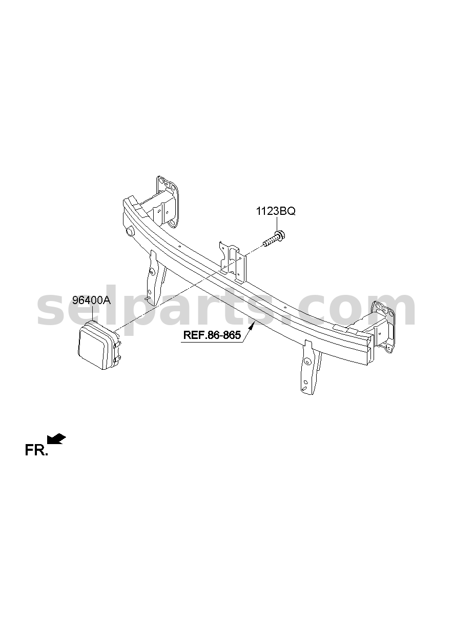 Genuine UNIT ASSY-SMART CRUISE CONTROL for Hyundai Sonata #96401C1100