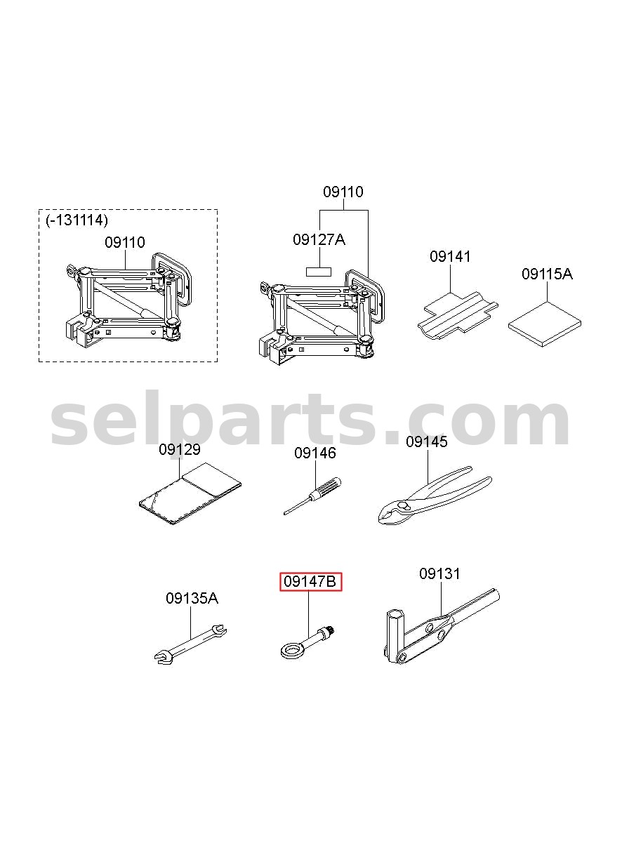 Genuine HOOK-TOWING for Hyundai Grand Starex #091474H000