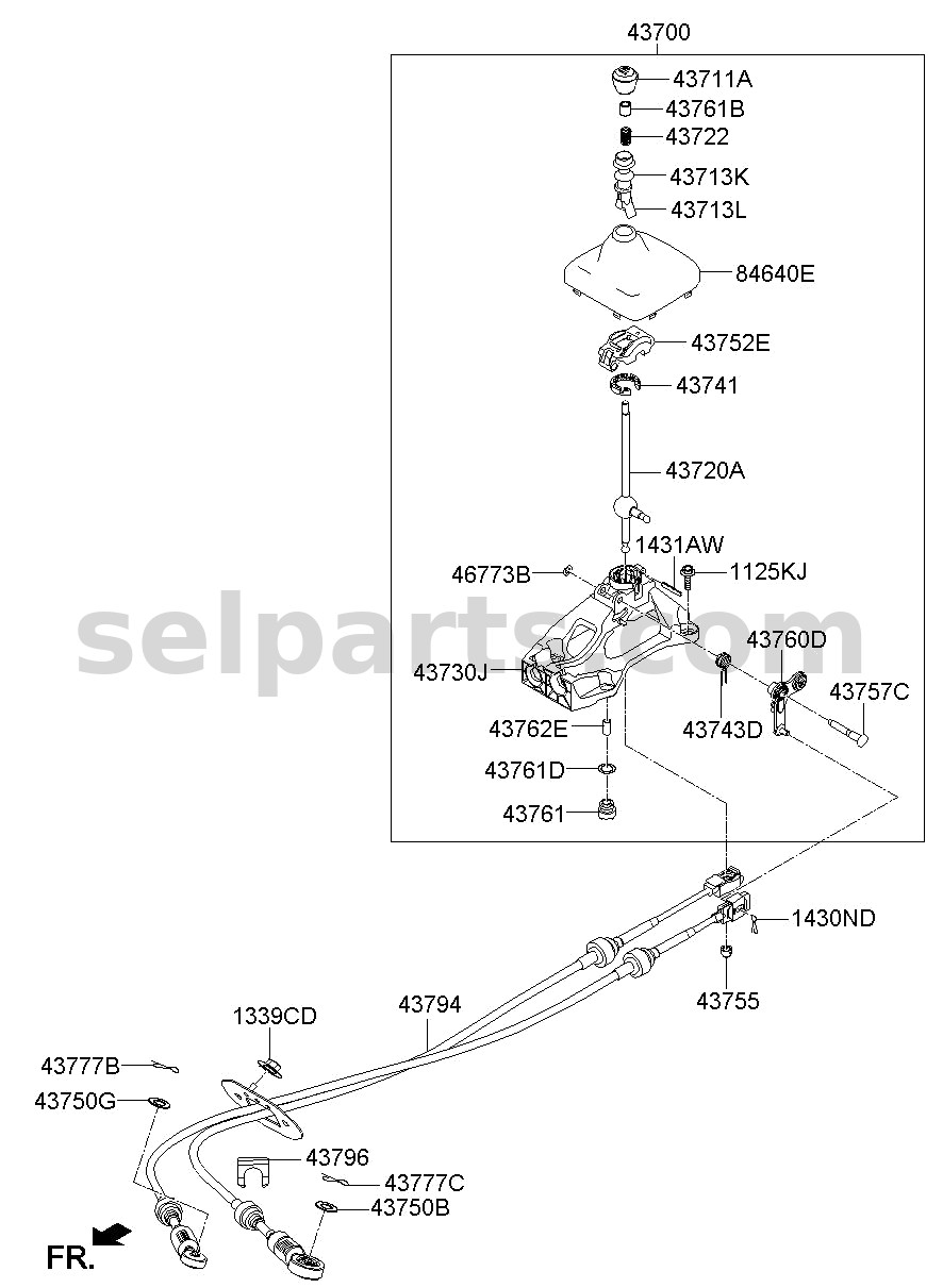 Genuine SEAT ASSY-FRONT,RH for Kia K5 #88002D4CH0DKL