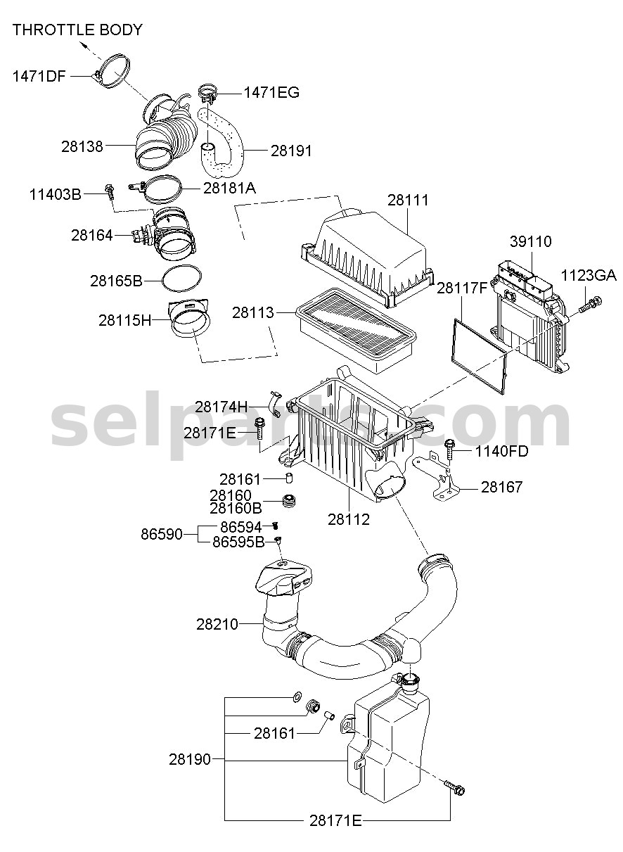 Genuine PANORAMA ROOF ASSY for Kia K5 #81600L2000WK