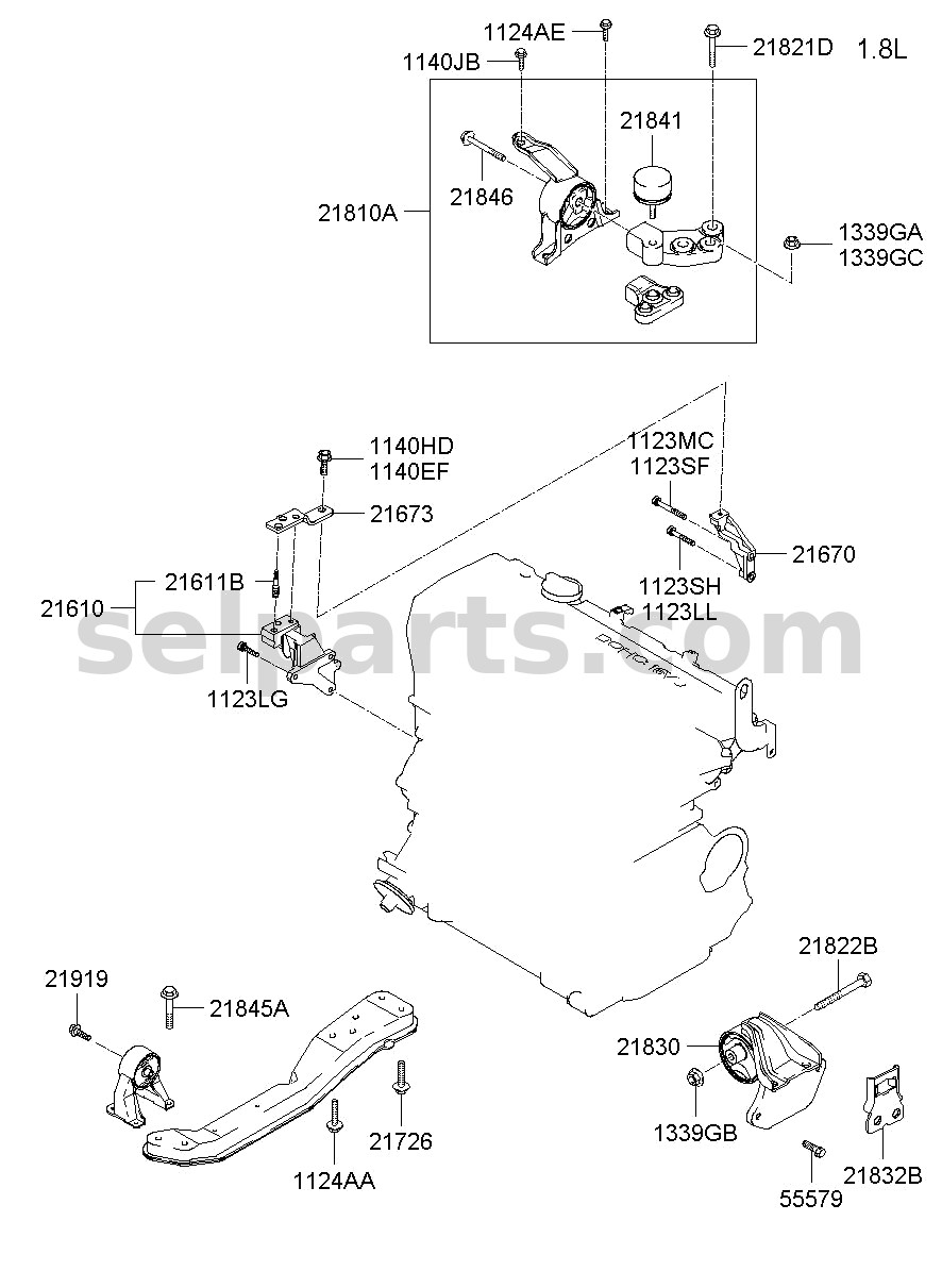 Genuine BACK ASSY-RR SEAT for Kia K5 #89300L2050JS5