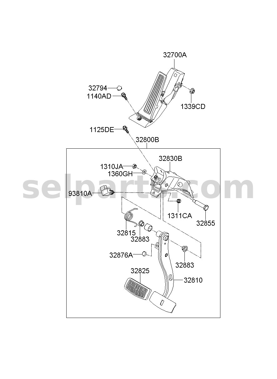Genuine GEAR & LINKAGE ASSY-MDPS for Kia K5 #57700D4800