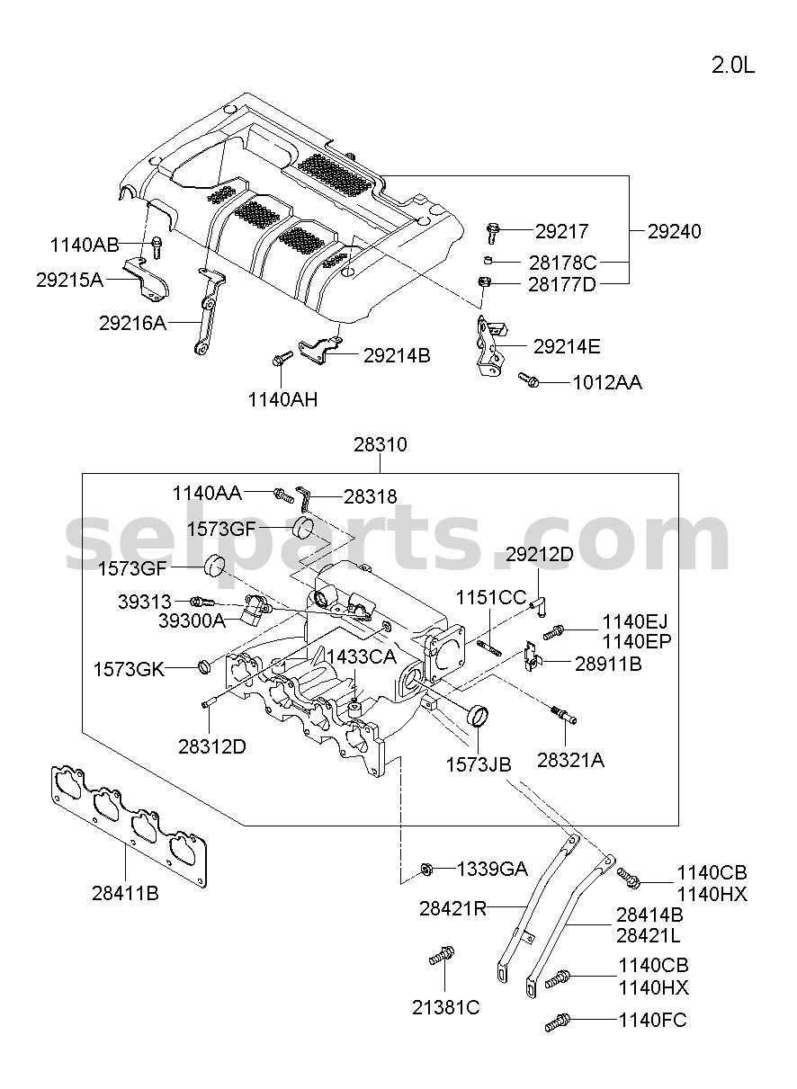 Genuine SEAT ASSY-FRONT,RH for Kia K5 #88002L2100JS7