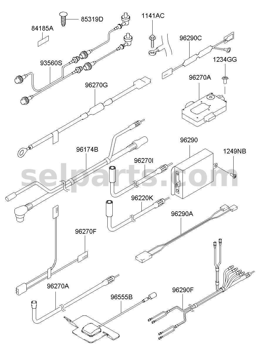 Genuine SEAT ASSY-FRONT,LH for Kia K5 #88001D4DK0C2R