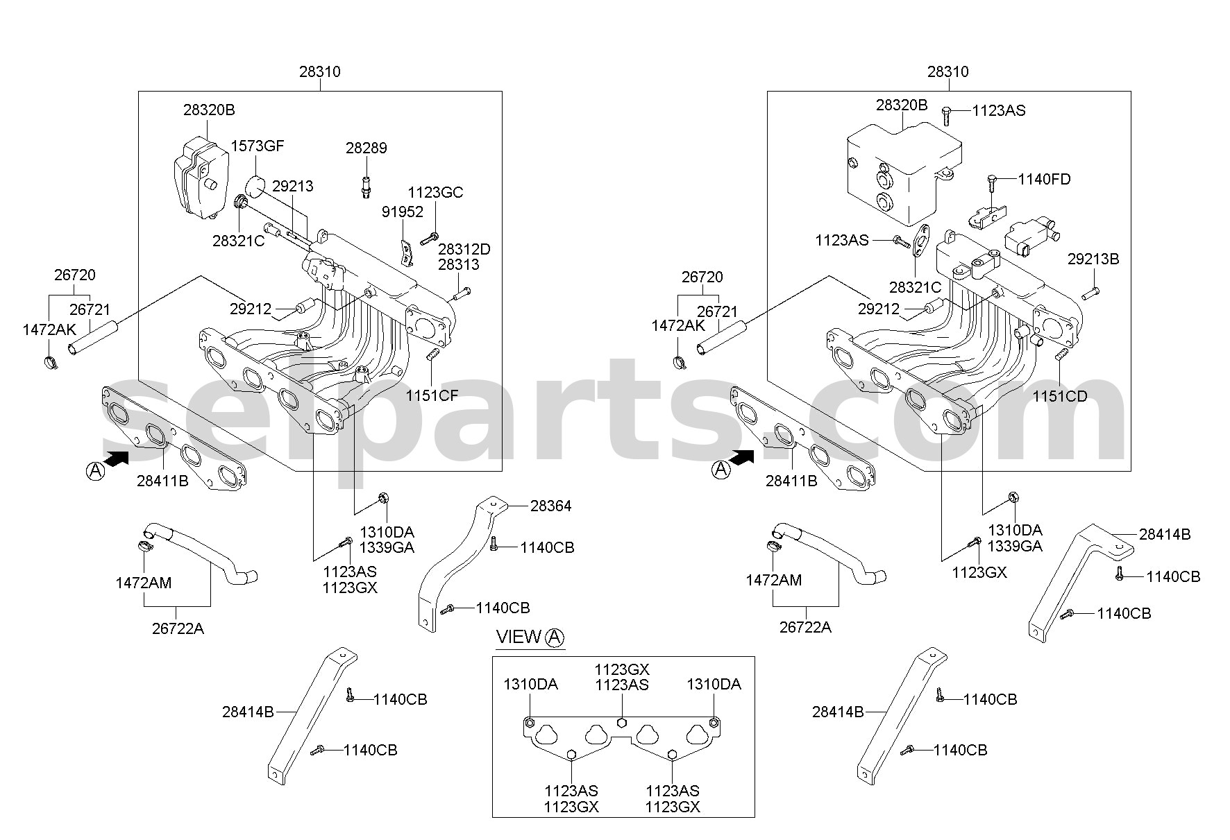 Genuine SEAT ASSY-FRONT,LH for Kia K5 #88001L2010JS7