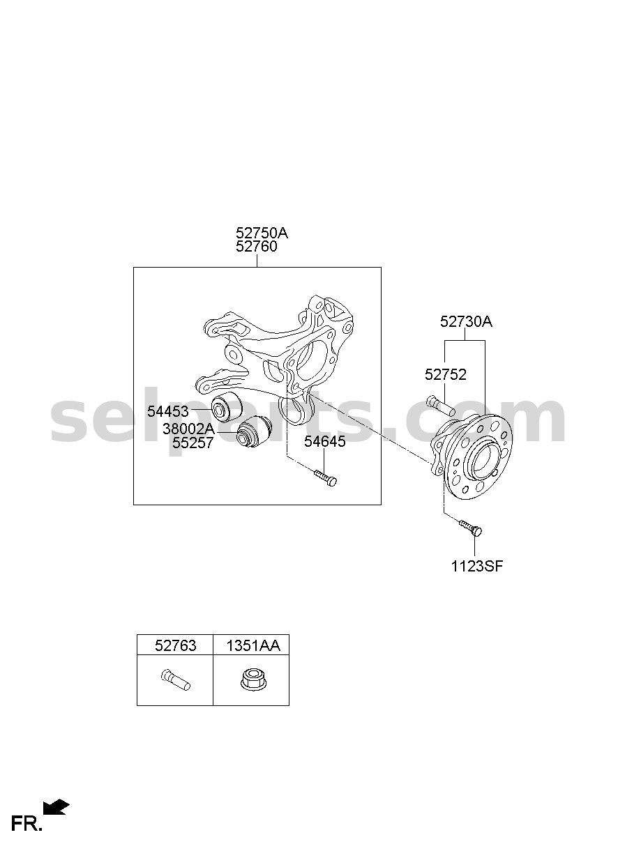 Genuine SEAT ASSY-FRONT,LH for Kia K5 #88001L2030JS7