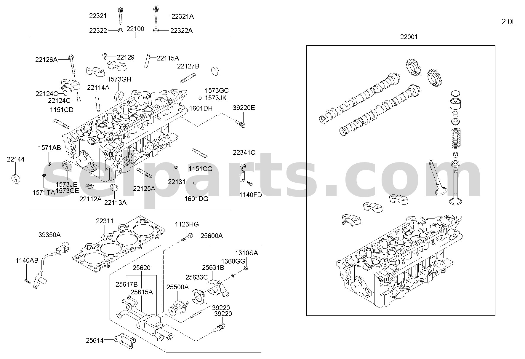Genuine SEAT ASSY-FRONT,LH for Kia K5 #88001L2050JS3