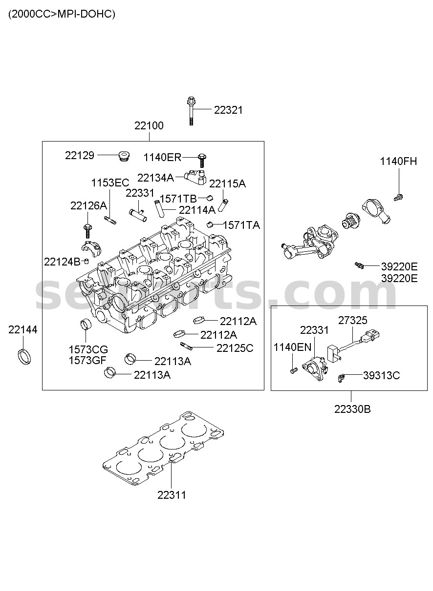 Genuine SEAT ASSY-FRONT,RH for Kia K5 #88002L2070JS7