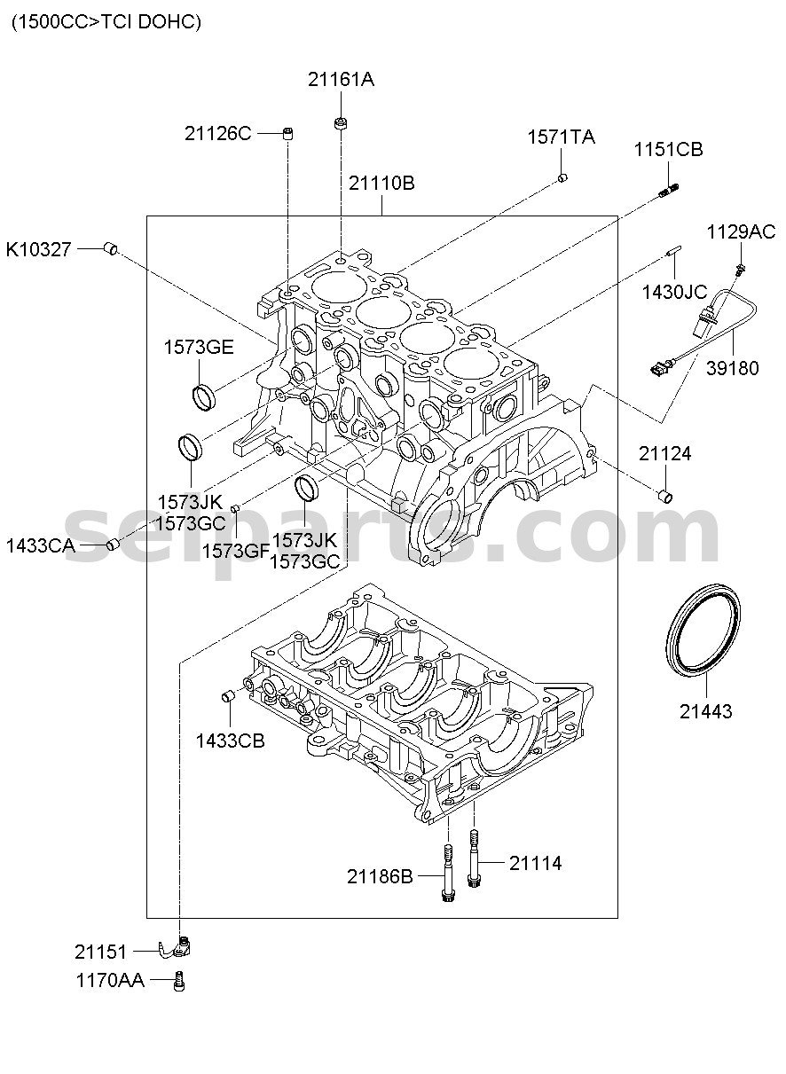 Genuine WIRING ASSY-FLOOR for Kia K5 #91500L2720