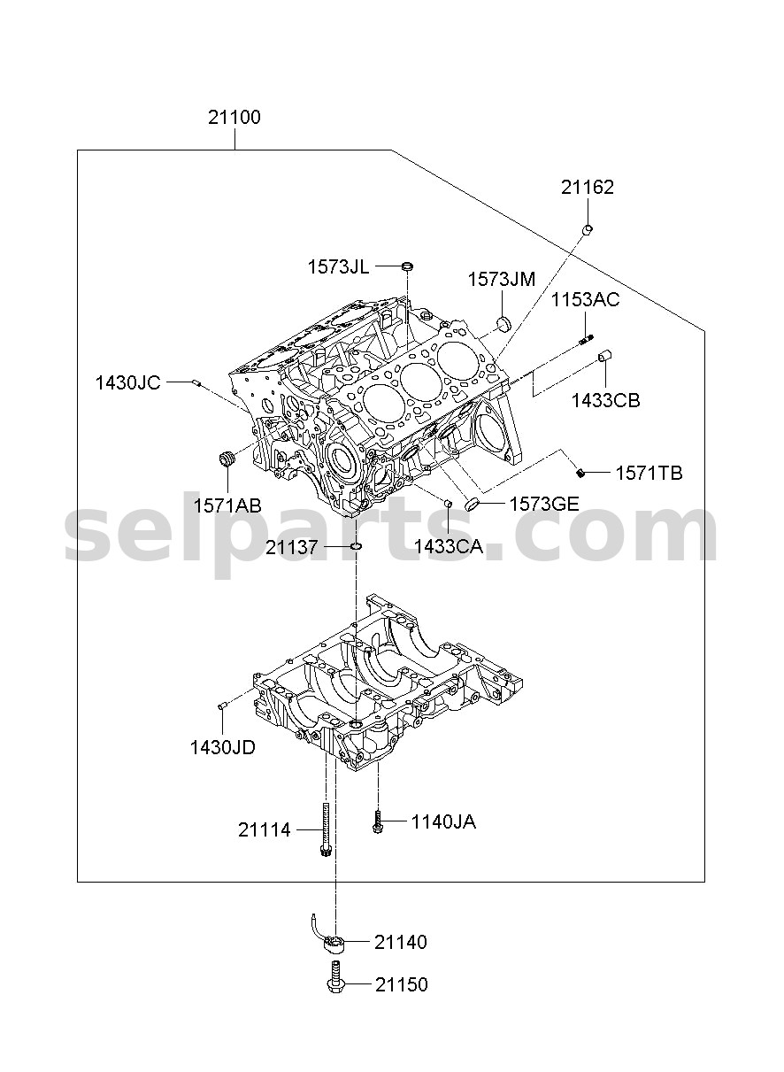 Genuine WIRING ASSY-FLOOR for Kia K5 #91504L2010
