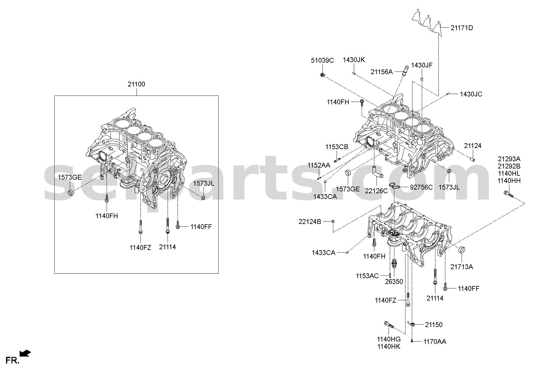 Genuine WIRING ASSY-FLOOR for Kia K5 #91504L2120