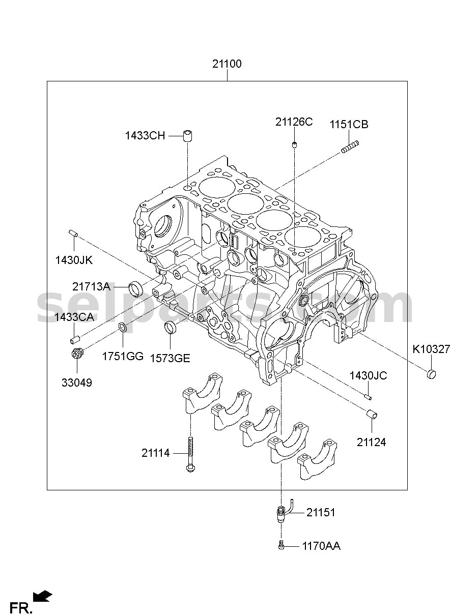 Genuine JET-OIL for Kia Sportage #211512F300