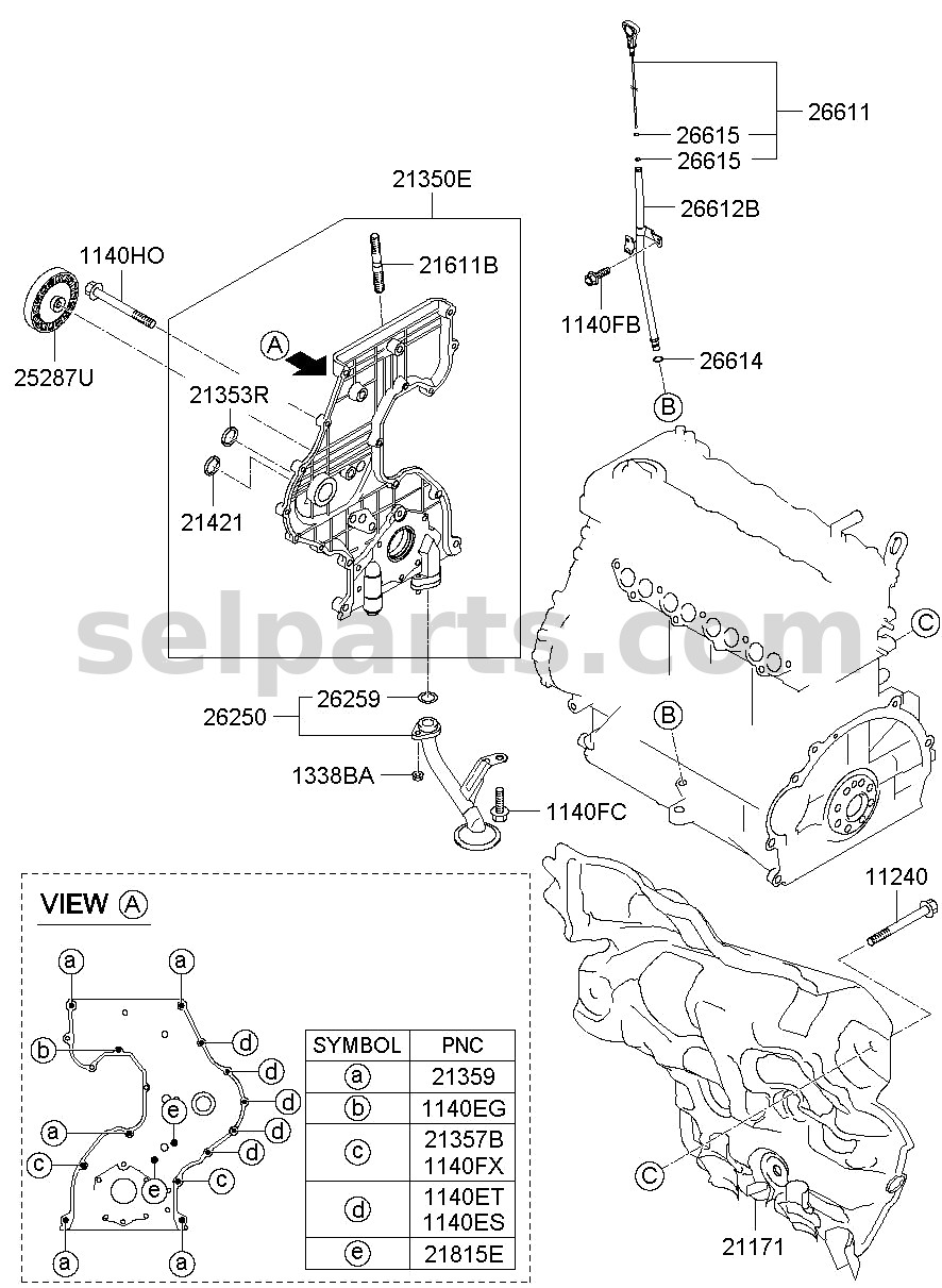 Genuine WIRING ASSY-FLOOR for Kia K5 #915L2D4610
