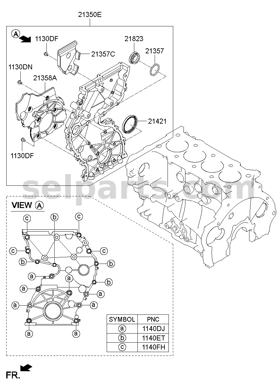 Genuine SHIELD-ACOUSTIC,UPPER for Kia Sportage #213572F600