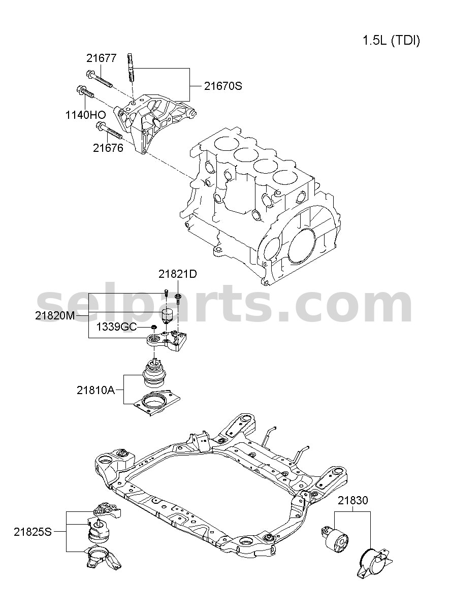 Genuine LAMP ASSY-HEAD,LH for Kia K5 #92101L2000