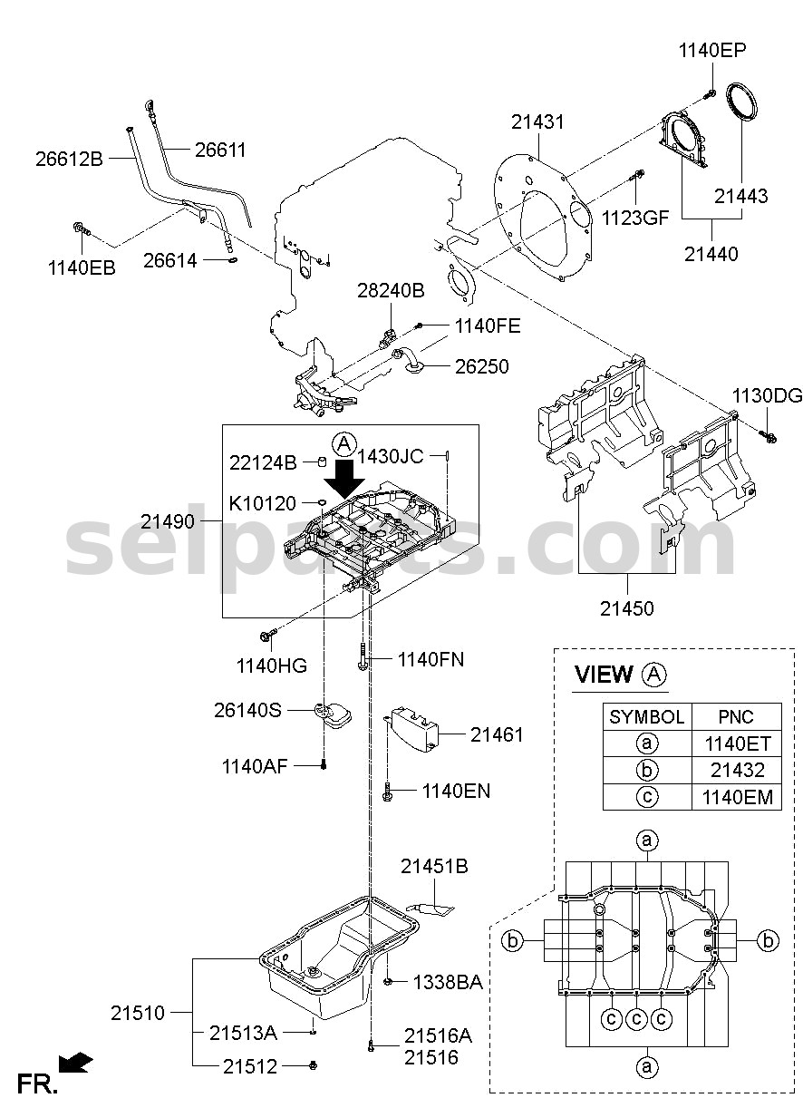 Genuine PLATE ASSY-BED for Hyundai Grand Starex #214904A002