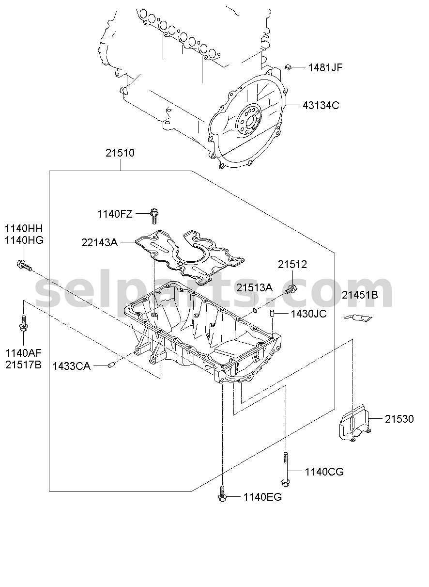 Genuine WIRING ASSY-FRT for Kia K5 #91200L2140