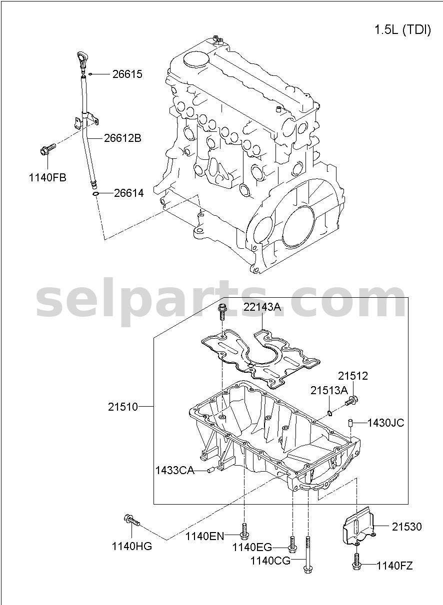 Genuine WIRING ASSY-FRT for Kia K5 #91200L2300