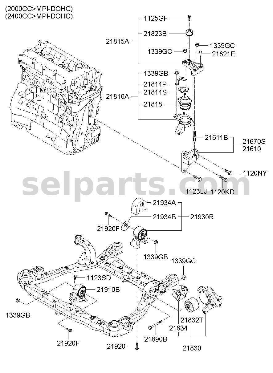 Genuine BACK ASSY-FR SEAT,RH for Kia K5 #88400L2240JS8