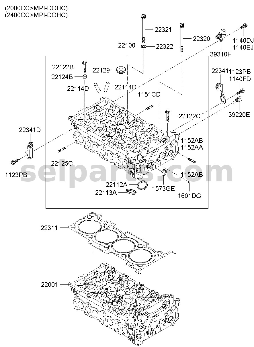 Genuine SEAT-INTAKE VALVE for Hyundai Grand Starex #2211225300