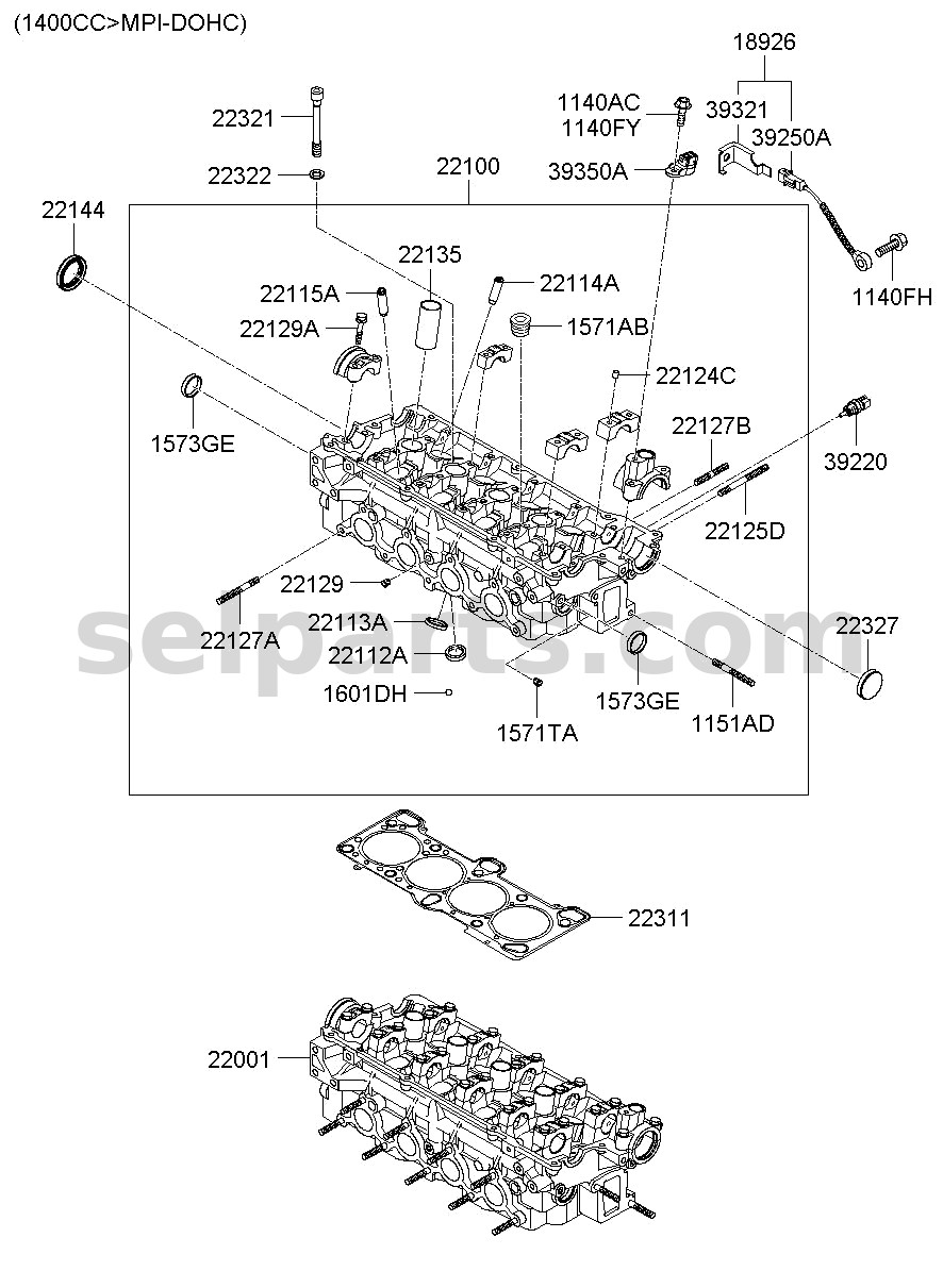 Genuine SEAT ASSY-FRONT,RH for Kia K5 #88002D4DE0C2R
