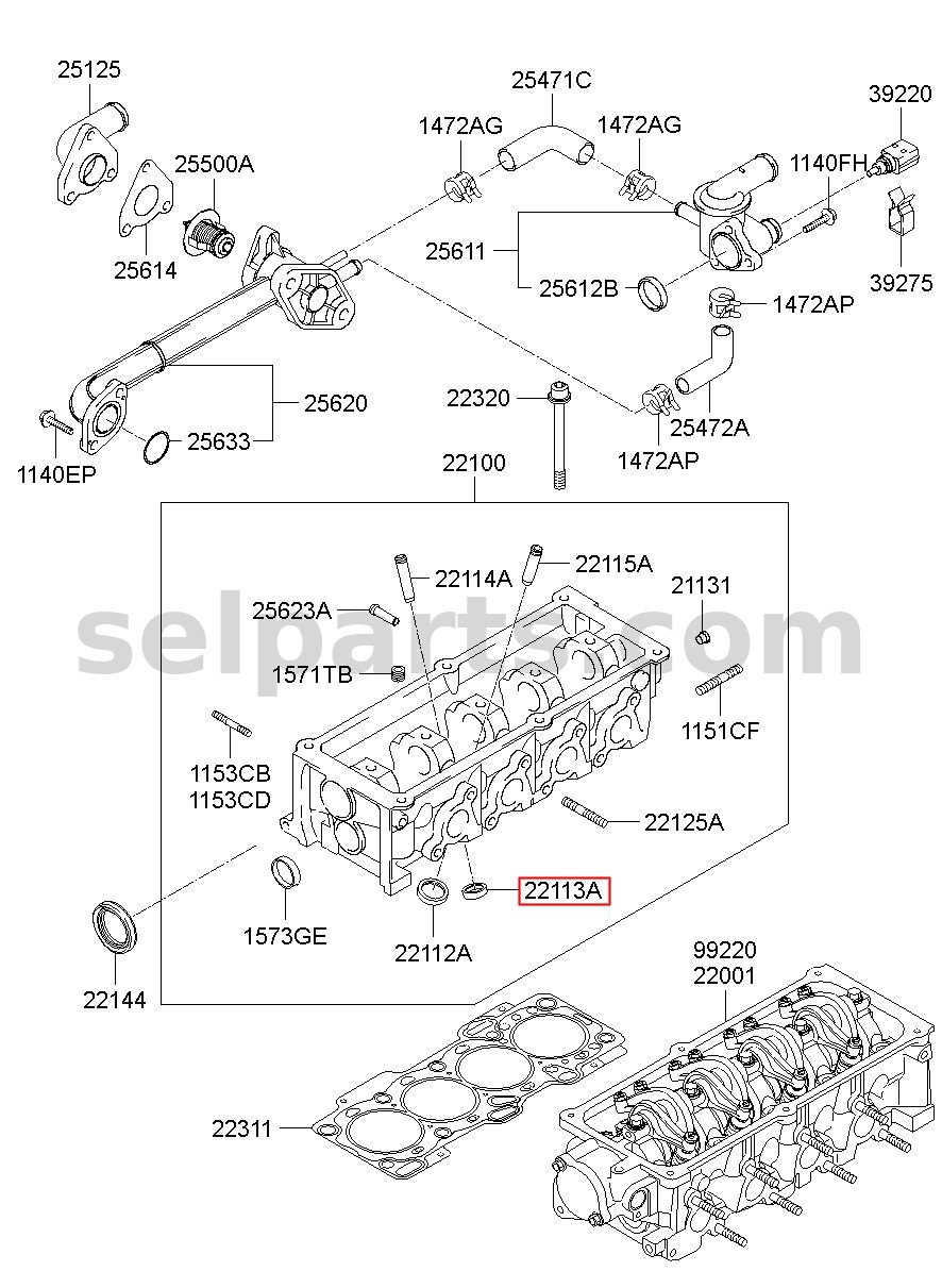 Genuine WIRING ASSY-FRT for Kia K5 #91200L2470