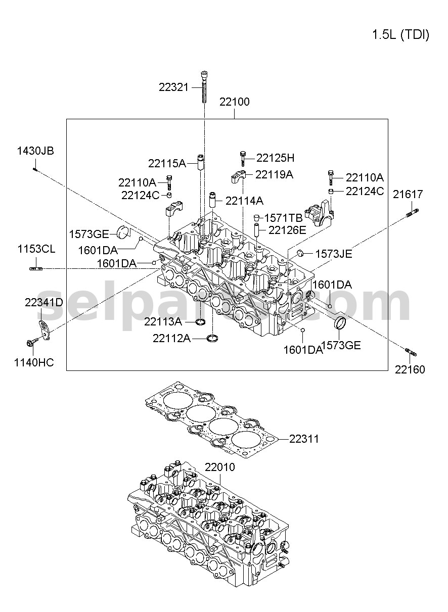 Genuine WIRING ASSY-FRT for Kia K5 #91200L2020