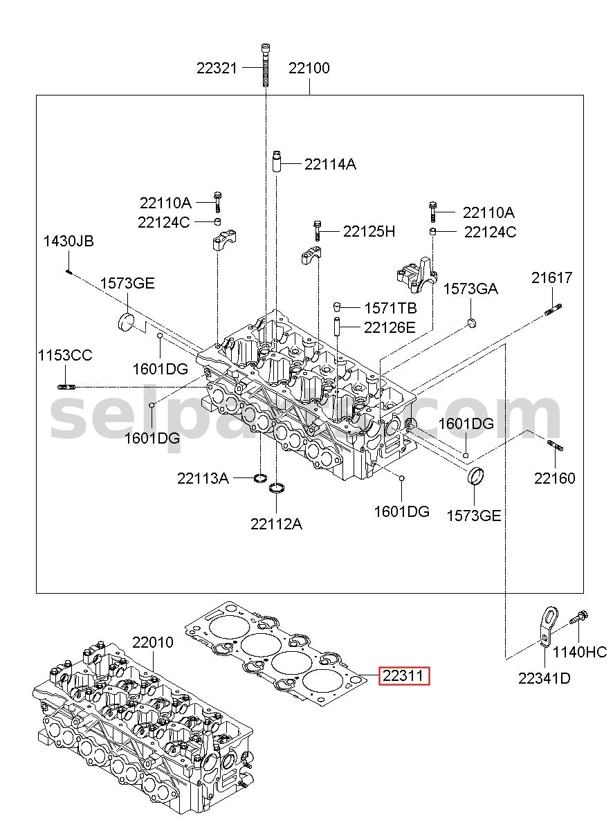 Genuine WIRING ASSY-FLOOR for Kia K5 #91501L2870