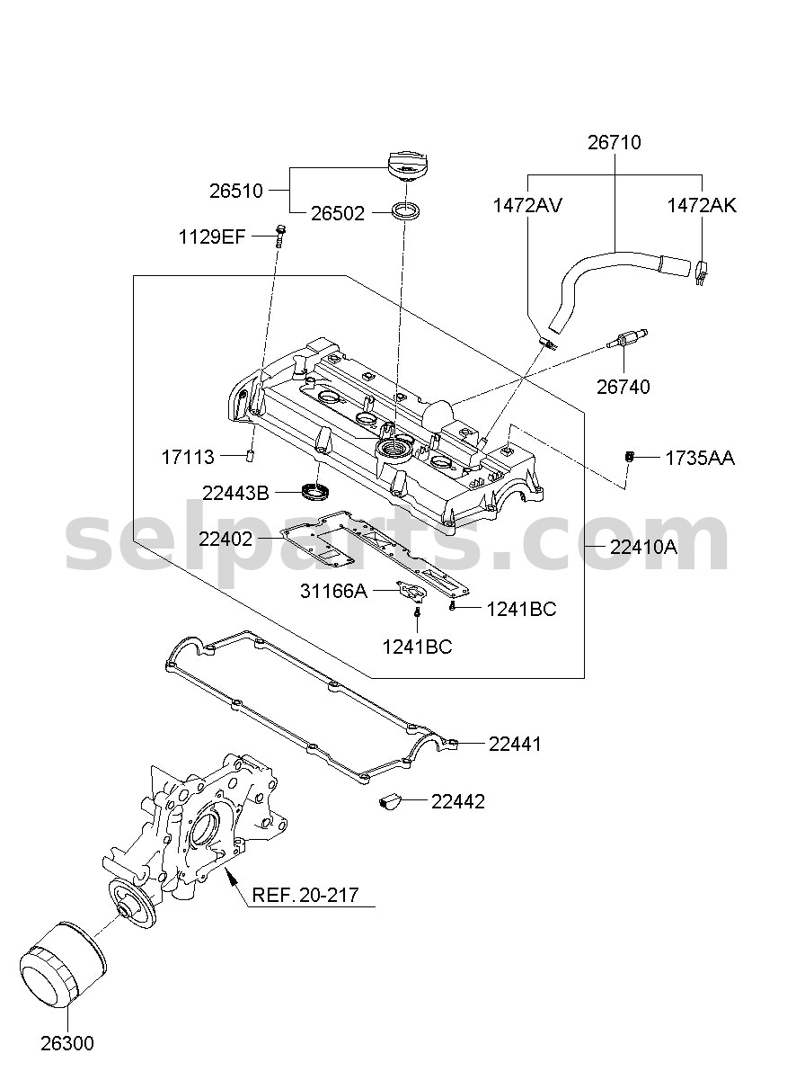 Genuine WIRING ASSY-FLOOR for Kia K5 #91507L2030