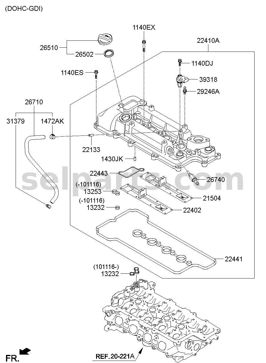 Genuine WIRING ASSY-FLOOR for Kia K5 #91507L2040