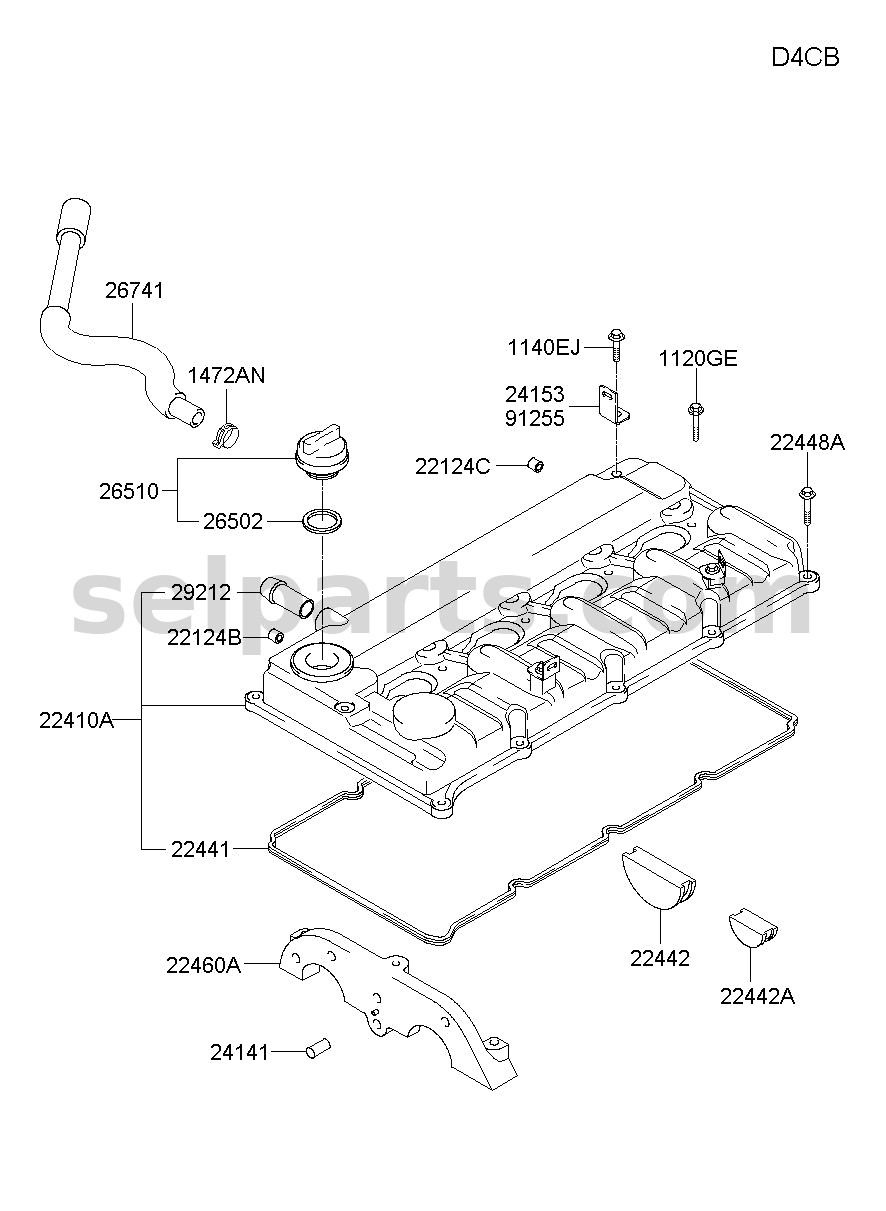 Genuine WIRING ASSY-FLOOR for Kia K5 #91507L2060