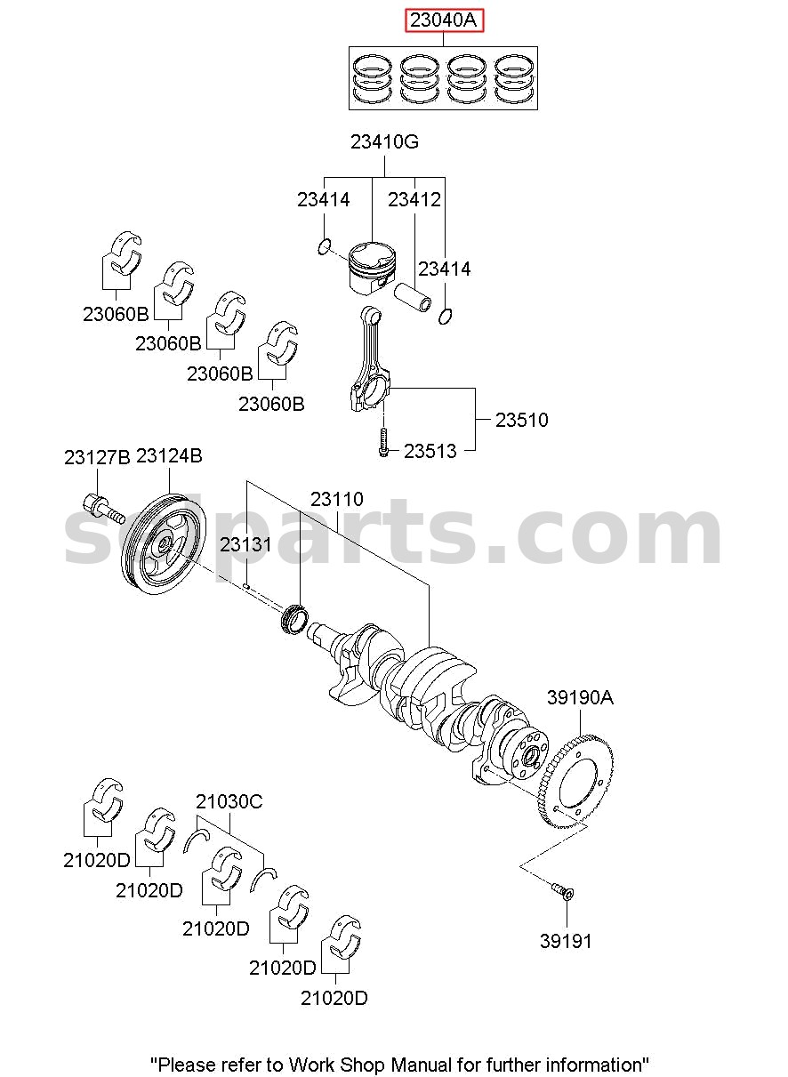 Genuine WIRING ASSY-FLOOR for Kia K5 #91506L2770
