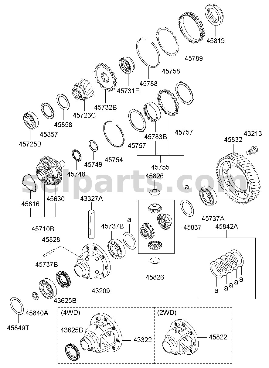 Genuine WIRING ASSY-FLOOR for Kia K5 #915H2D4010