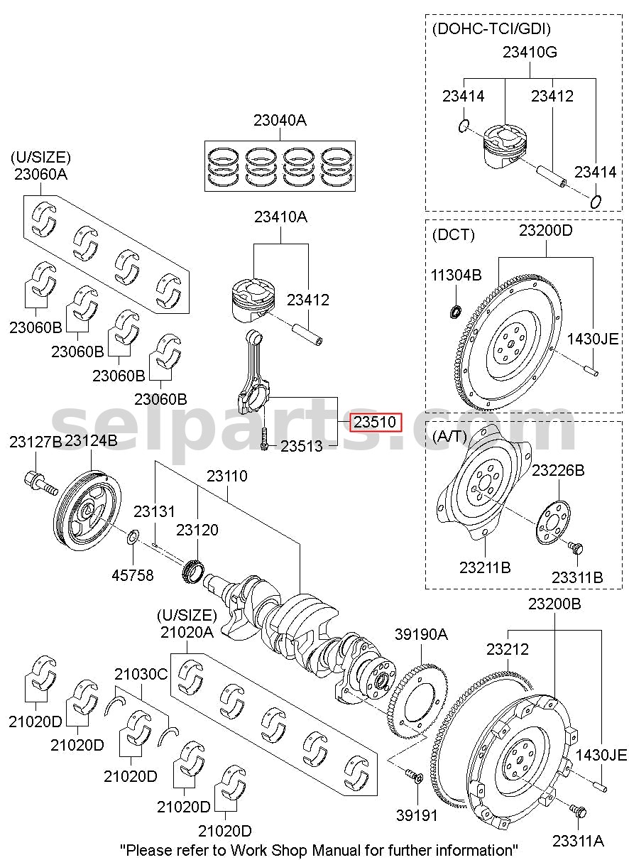 Genuine MEMBER ASSY-REAR FLOOR UNDER for Kia K5 #65700L2000