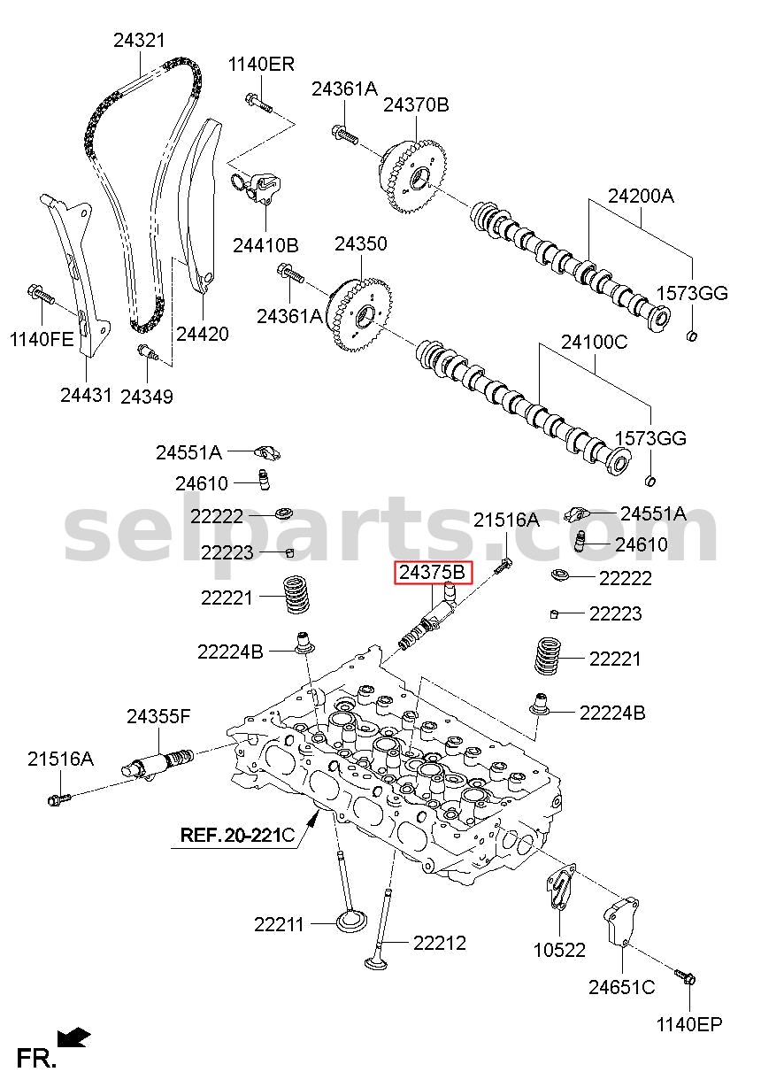 Genuine PANEL ASSY-QUARTER OUTER,RH for Kia K5 #71504L2C00