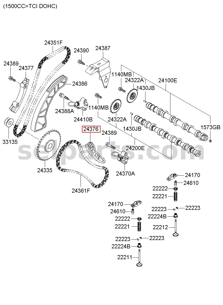Genuine MUFFLER ASSY-CENTER for Kia K5 #28600D4710