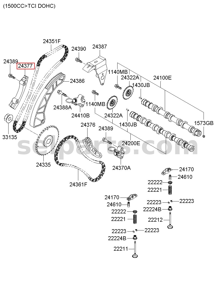 Genuine MUFFLER ASSY-CENTER for Kia K5 #28600D4760