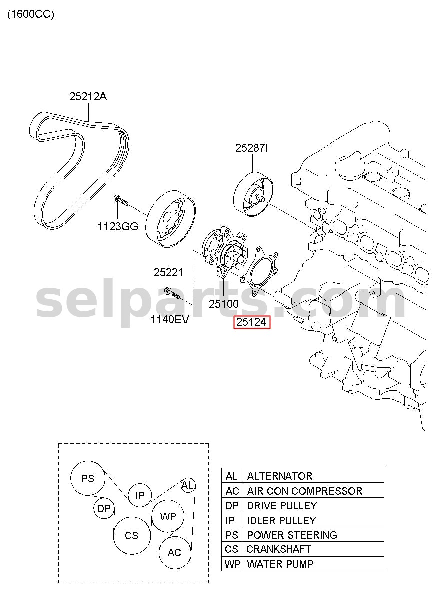 Genuine COMPRESSOR ASSY for Kia K5 #97701D4600
