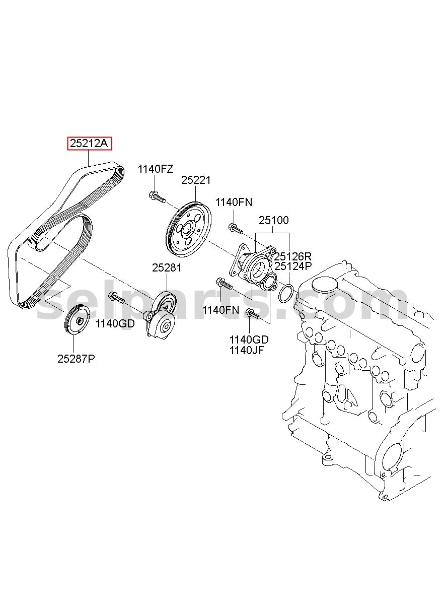 Genuine BACK ASSY-RR SEAT for Kia K5 #89300D4BE0DKE