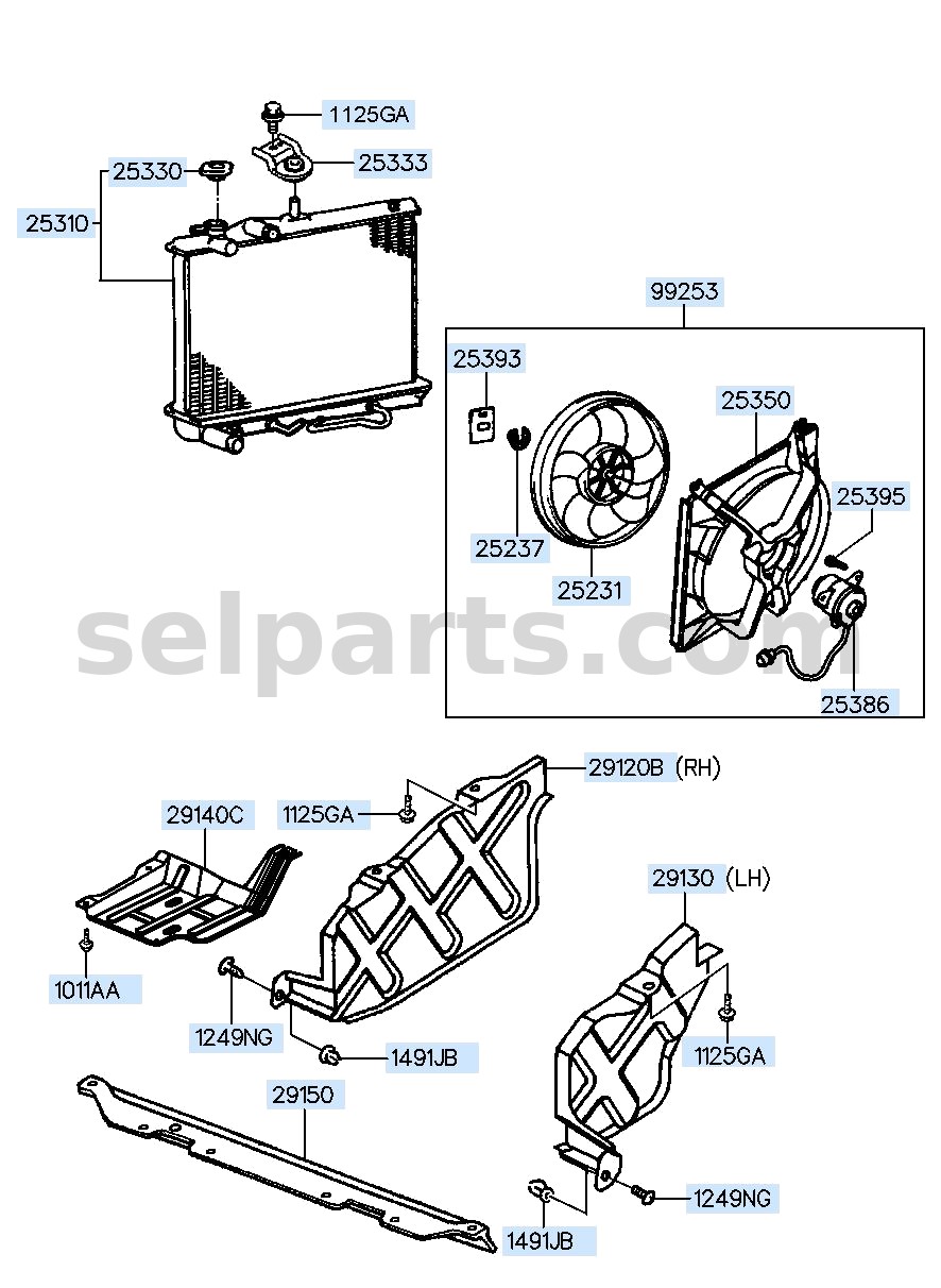 Genuine CAP ASSY-RADIATOR for Hyundai Palisade #25330C7000