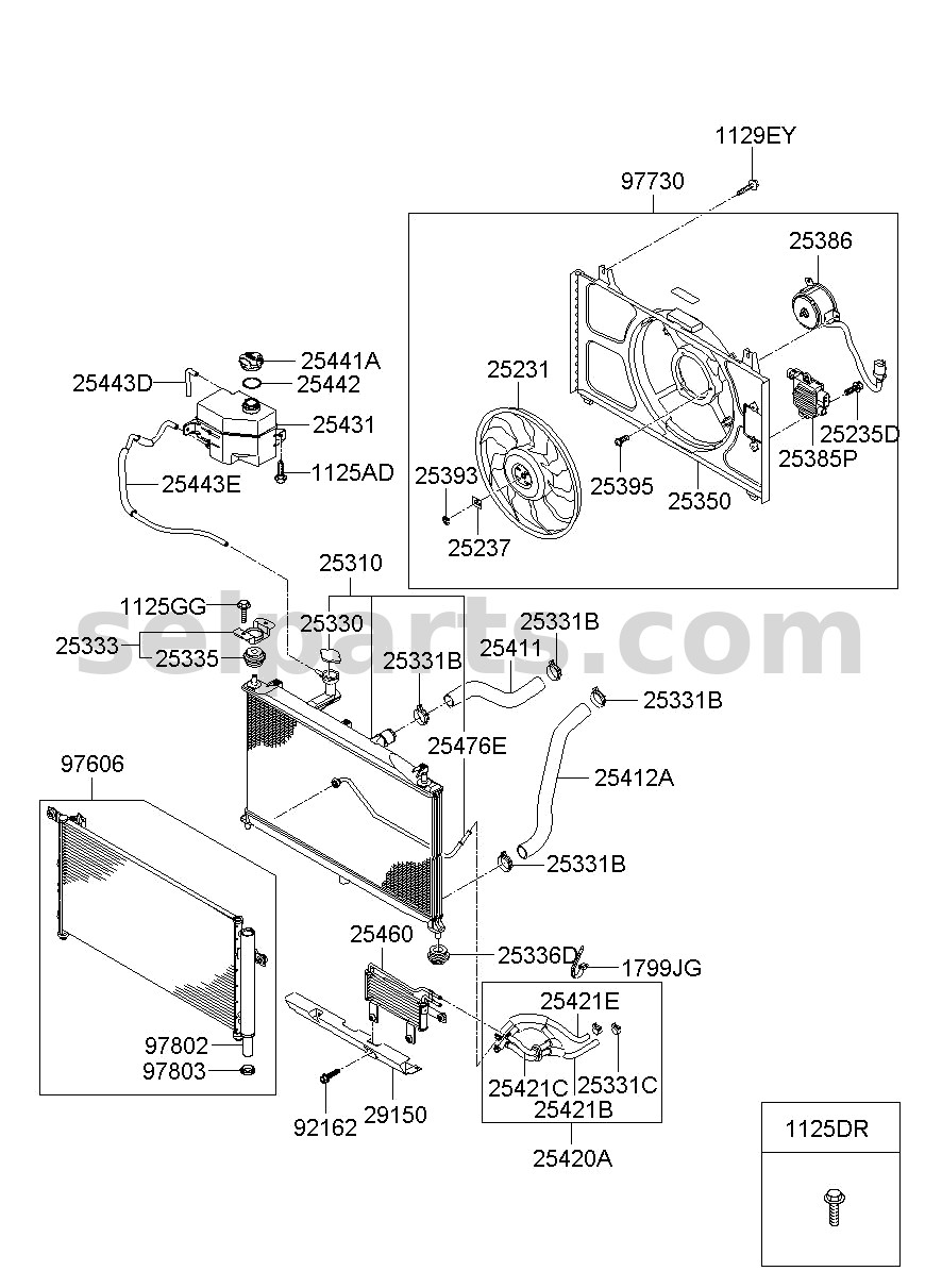 Genuine COVERING-RR SEAT BACK for Kia K5 #89360L2030JS3