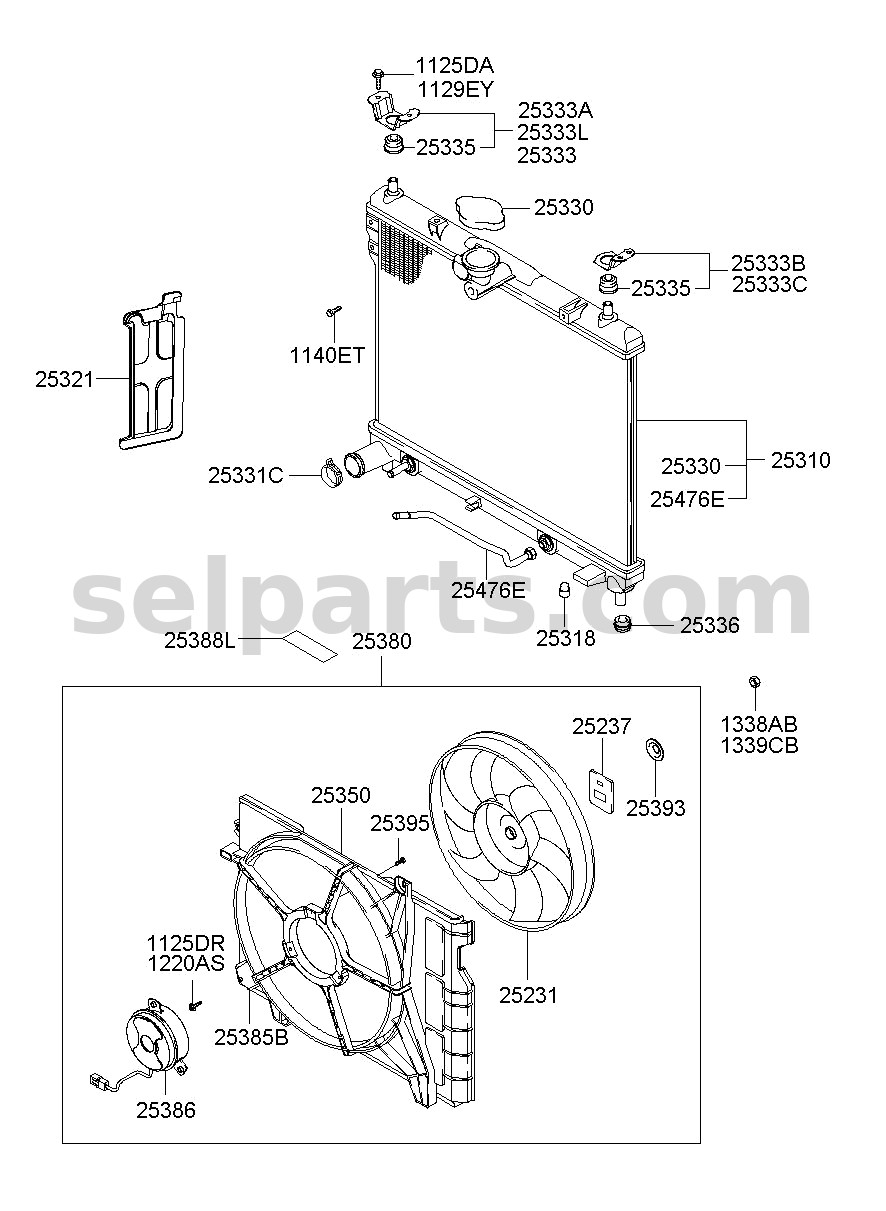 Genuine RESISTOR for Kia Sportage #25385D3300