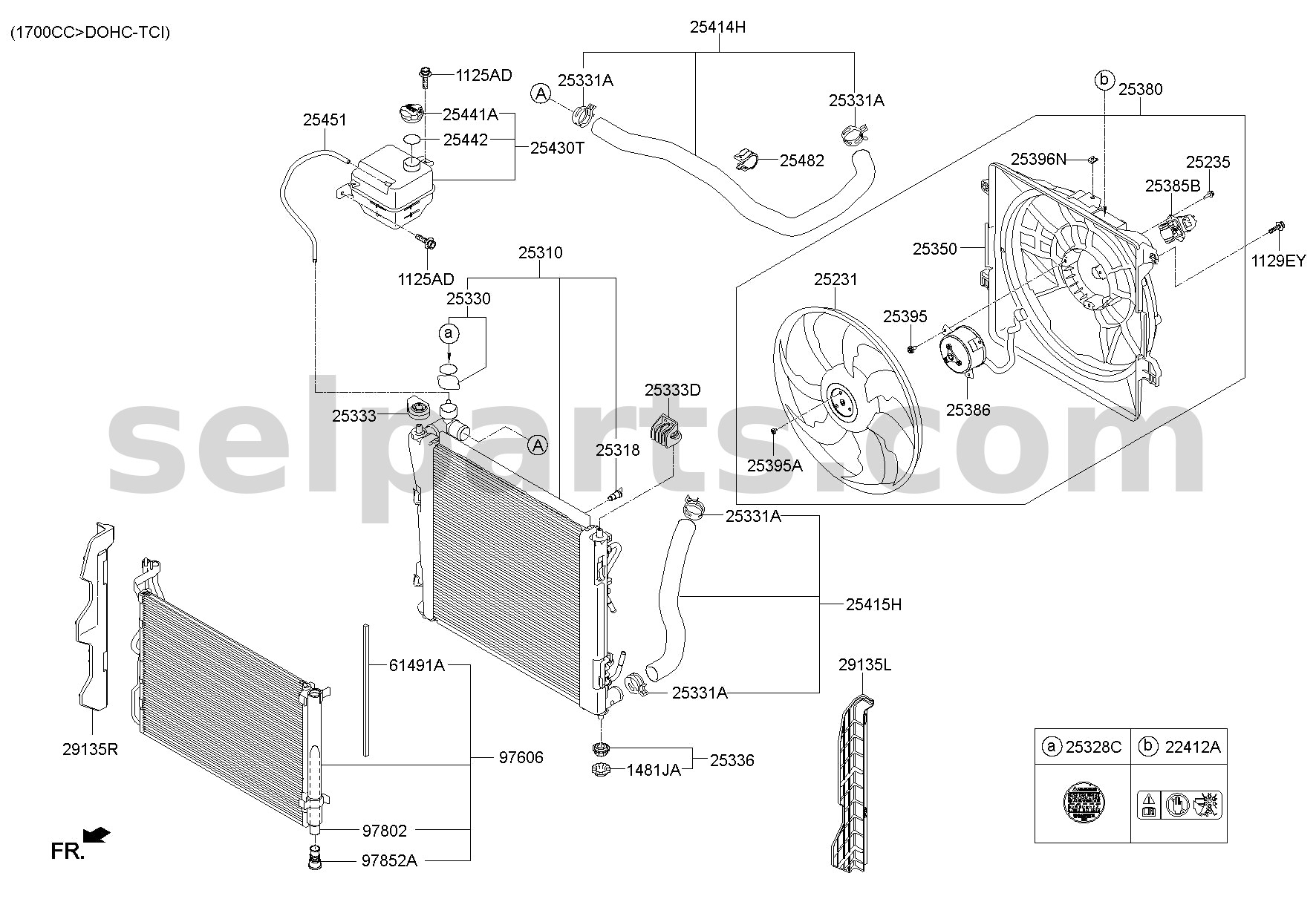 Genuine HOSE ASSY-RADIATOR,UPR for Hyundai Palisade #25414C5000