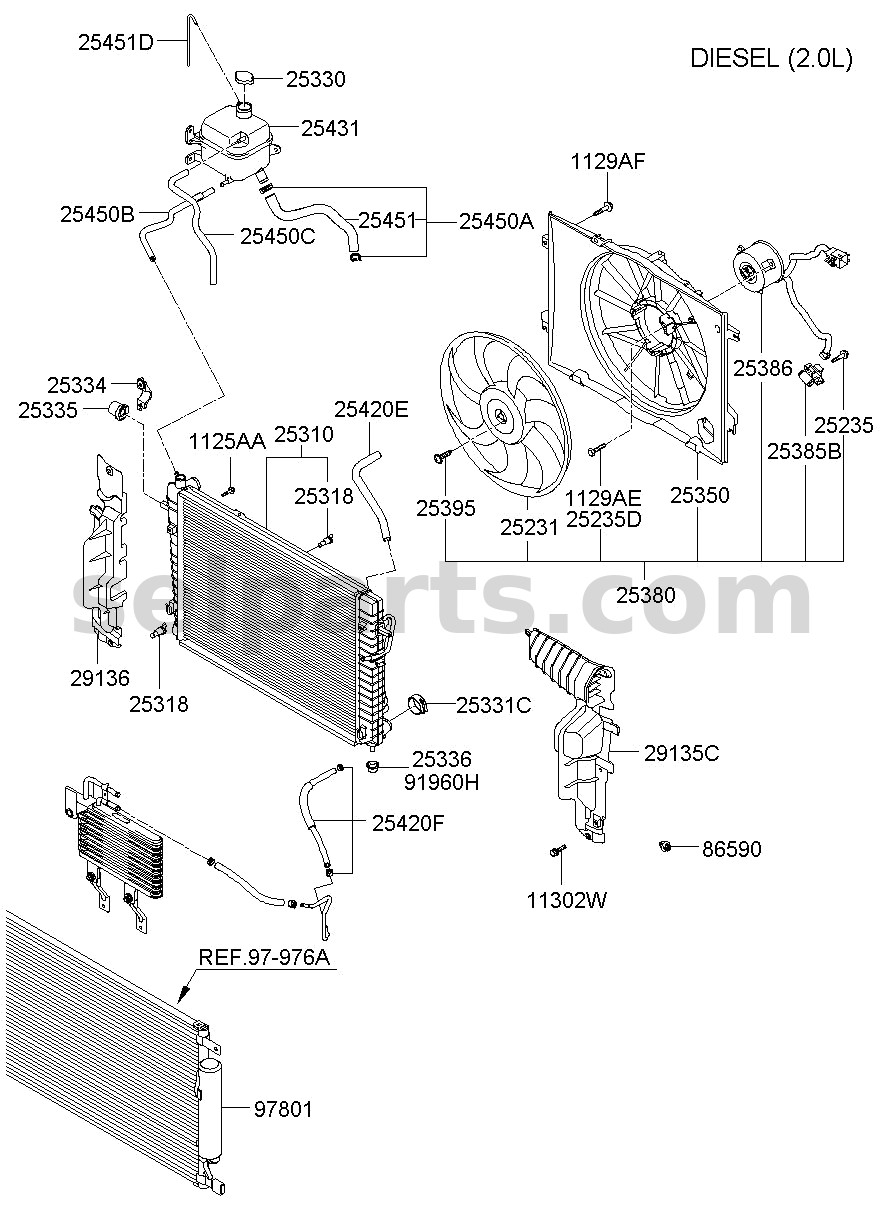 Genuine COVERING ASSY-FR BACK,RH for Kia K5 #88380D4DD0DKK