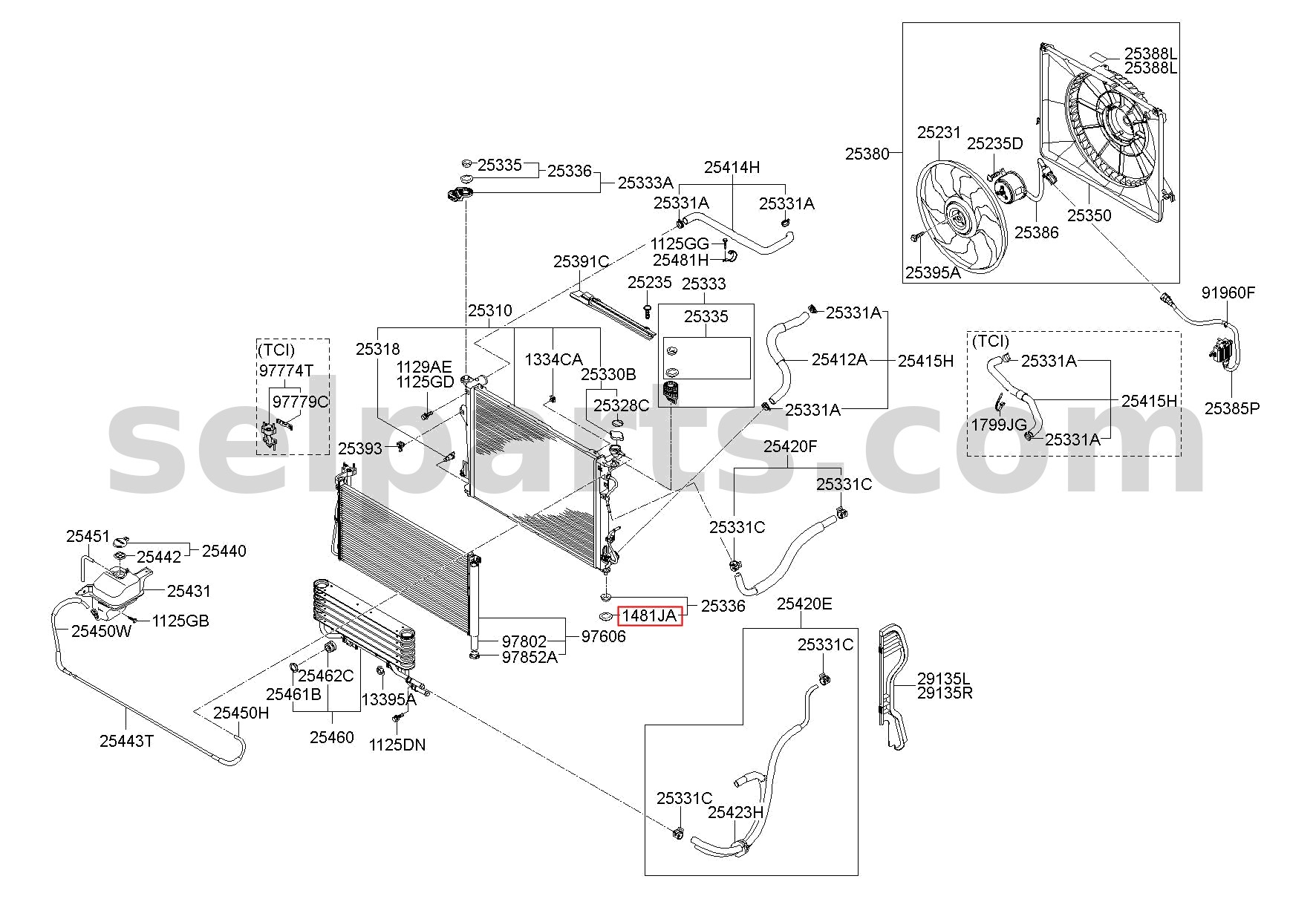 Genuine WIRING ASSY-MAIN for Kia K5 #911J2D4510