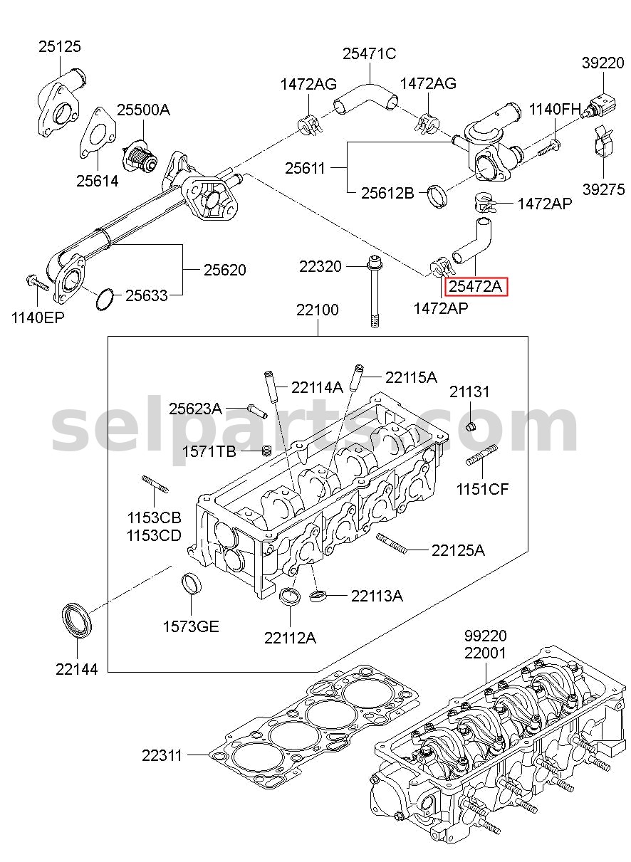 Genuine ELECTRONIC CONTROL UNIT for Kia K5 #391232EKA5