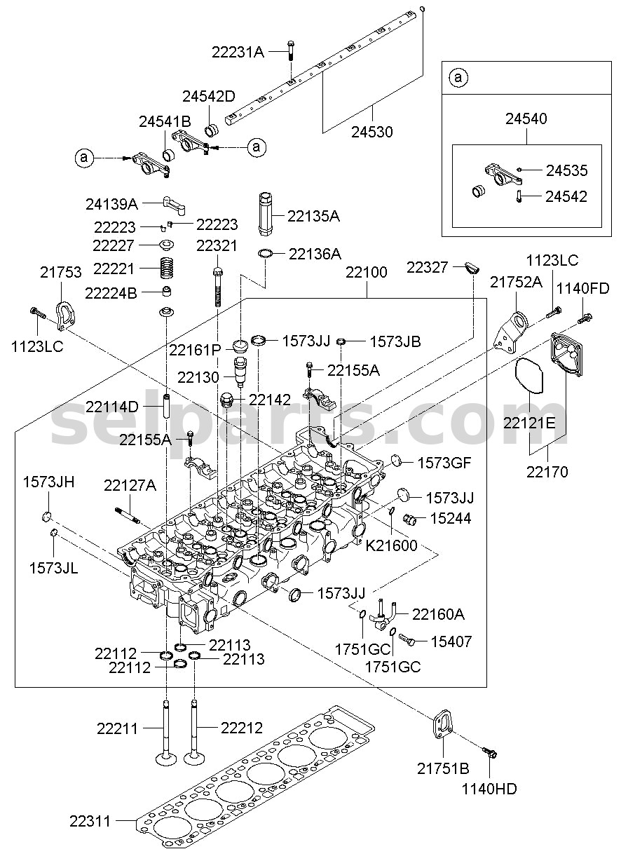Genuine UNIT ASSY-BSD,LH for Kia K5 #95810D4010