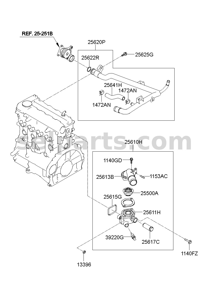 Genuine HEATER & EVAPORATOR ASSY for Kia K5 #97205L2030